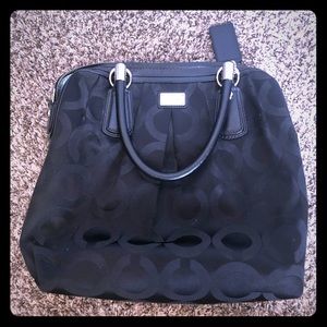 Black coach bag